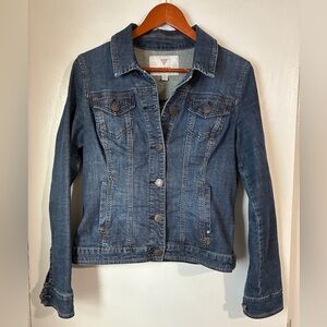 Guess Medium Blue Jean Jacket Classic Denim Style Large